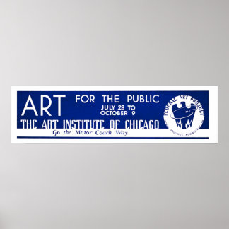 Kunst für die Öffentlichkeit - WPA-Poster - Poster