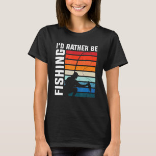 Kunst für Fischzubehör und Fischfanggeräte T-Shirt