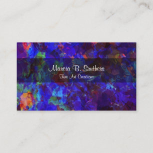 Kunst-Galerie abstraktes Businesscards Visitenkarte