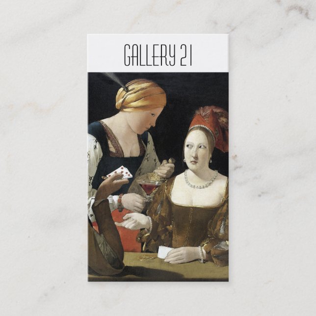 Kunst-Galerie-Visitenkarten Visitenkarte (Vorderseite)