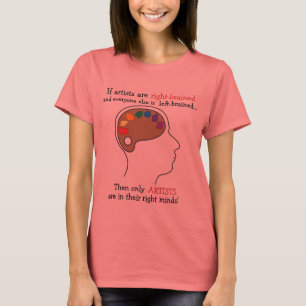 Kunst-Gehirn-T - Shirt