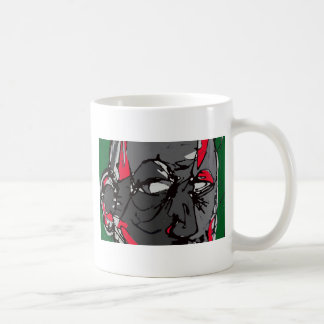 Kunst-Gesichts-Druck Kaffeetasse
