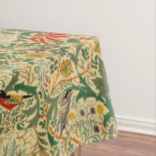 Kunst & Handwerk Muster Vögel & Blume von Voysey Tischdecke