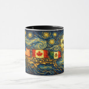 Kunst im Stil von Van Gogh  USA MX CA Tasse