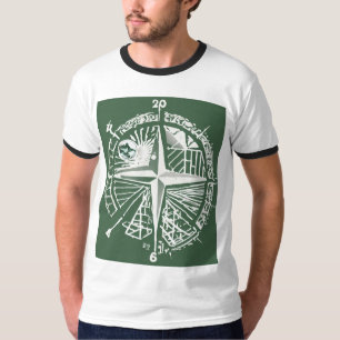 Kunst im T-Shirt der Bewegung