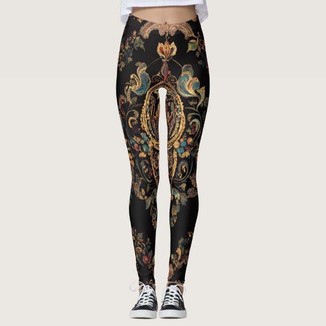 Kunst in Bewegung Leggings (Vorderseite)