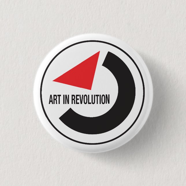 Kunst in der Revolution Button (Vorderseite)