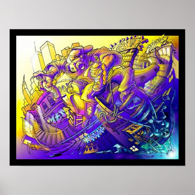 Kunst in einer Dose Poster (Vorne)