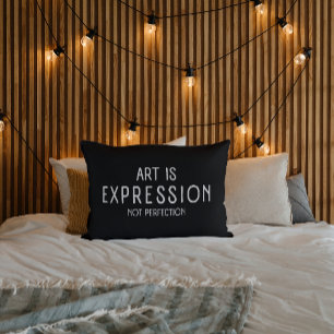Kunst ist Ausdruck nicht perfekt wirbelkissen Lendenkissen