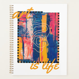 Kunst ist das Leben stilvoll Beautiful Planner Planer