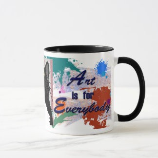 Kunst ist für jeder - sogar Katzen! Tasse