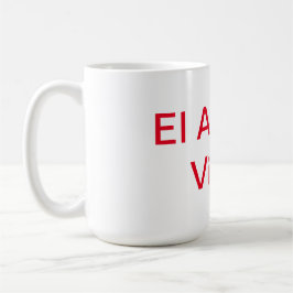 Kunst ist Leben Kaffeetasse