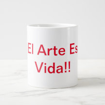 Kunst ist Leben Spezialtasse