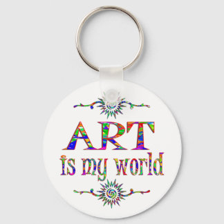 Kunst ist meine Welt Schlüsselanhänger