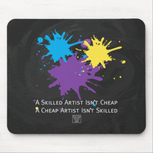 Kunst ist nicht billig mousepad