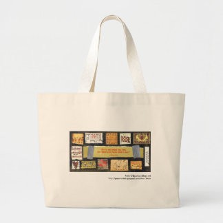 "Kunst ist nicht…" Collagen-Kunsttasche Patty Jumbo Stoffbeutel