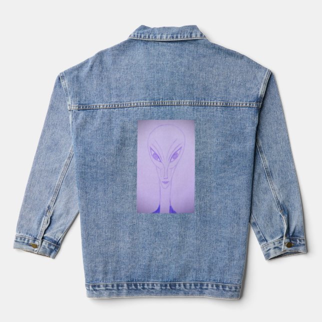 Kunst Jeansjacke (Rückseite)