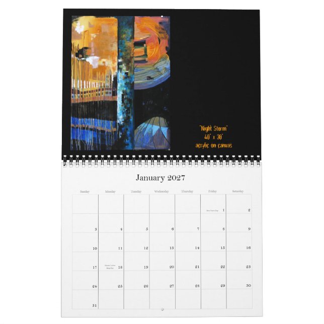 Kunst-Kalender 2010 Janas Sanchez Kalender (Jan 2027)