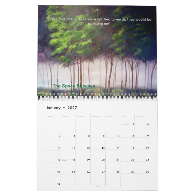 Kunst-Kalender durch Kiki Curry   2012 Kalender (Jan 2027)
