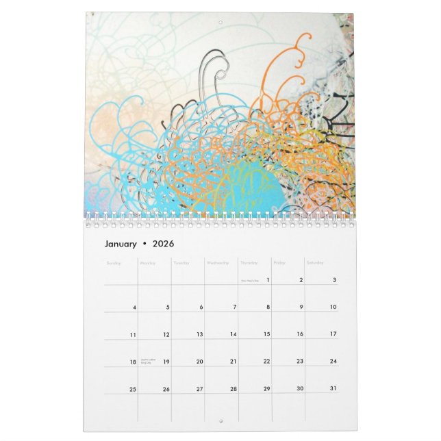 Kunst-Kalender Greg Minah Kalender (Jan 2026)