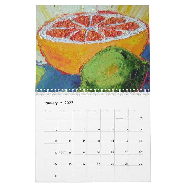 Kunst-Kalender Paris Wyatt Llanso Kalender (Jan 2027)