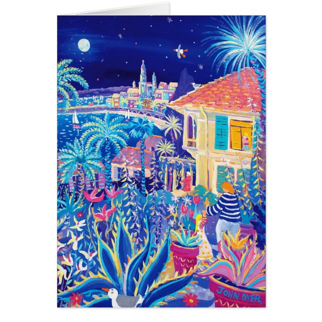 Kunst-Karte: Moonlit Serenade, Clos du Peyronnet (Vorne)