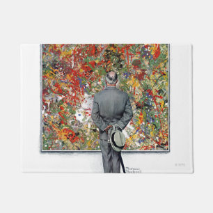 Kunst-Kenner durch Norman Rockwell Fußmatte