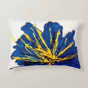 Kunst-Kissen "KÖNIGLICHE BLUME " Dekokissen