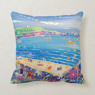 Kunst-Kissen: Mutter Iveys Bucht Cornwall Kissen