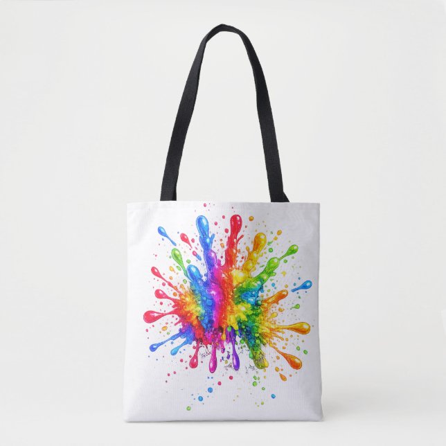 Kunst Künstler Maler Farbige Malerei  Tasche (Vorderseite)