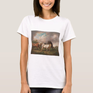 Kunst-Malerei-Öl-Pferdeschicksal Charless Towne T-Shirt