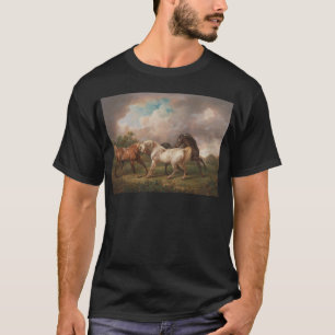Kunst-Malerei-Öl-Pferdeschicksal Charless Towne T-Shirt