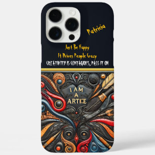 Kunst mit fetten Wirbel iPhone 16 Pro Max Hülle