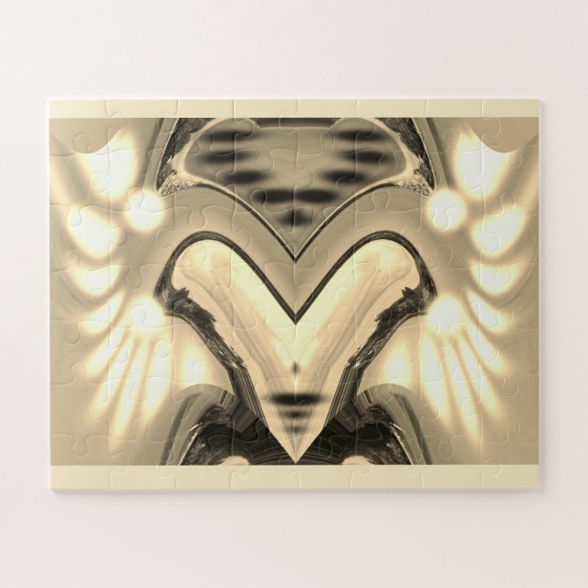 Kunst mit goldenen Geisterschwingen (Horizontal)