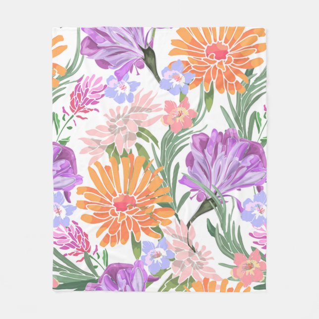 Kunst nahtlose Blumenmuster. Morgenruhm, Ipomoe Fleecedecke (Vorderseite)
