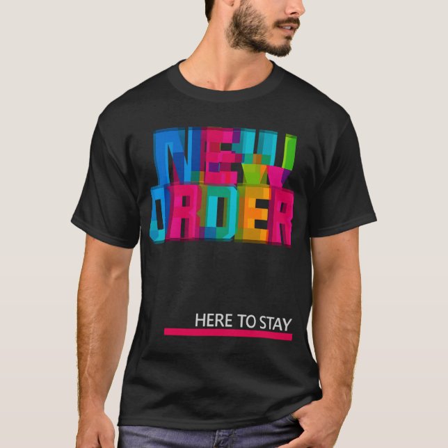 Kunst - New Order T-Shirt (Vorderseite)