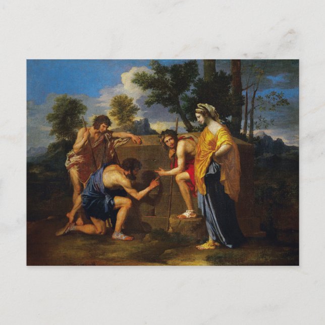 Kunst Nicolas Poussin Postkarte (Vorderseite)