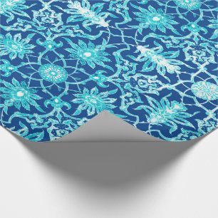Kunst Nouveau chinesisches Muster - Türkis und Geschenkpapier