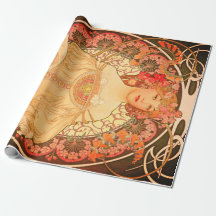 Kunst Nouveau Decoupage Plakat
