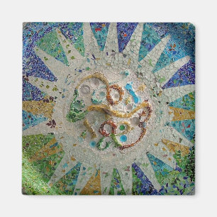 Kunst Nouveau Gaudi Fliesen Magnet