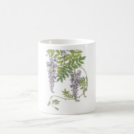 Kunst nouveau Glyzinien Kaffeetasse