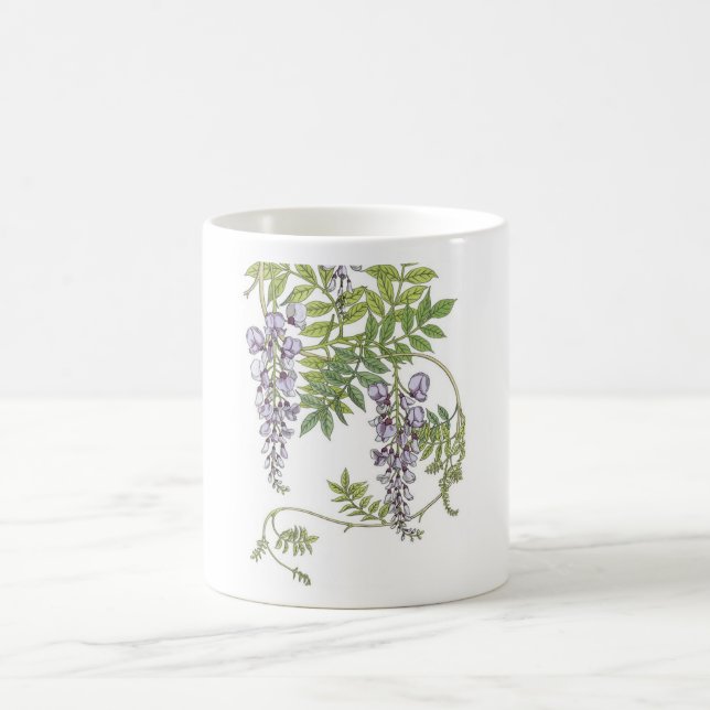 Kunst nouveau Glyzinien Kaffeetasse (Mittel)