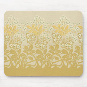 Kunst nouveau mit Blumen Mousepad
