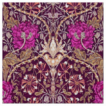 Kunst Nouveau mit Blumen, Pflaume, Beige und Deep