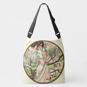 Kunst Nouveau Mucha Kalender kann Tragetaschen Mit Langen Trägern