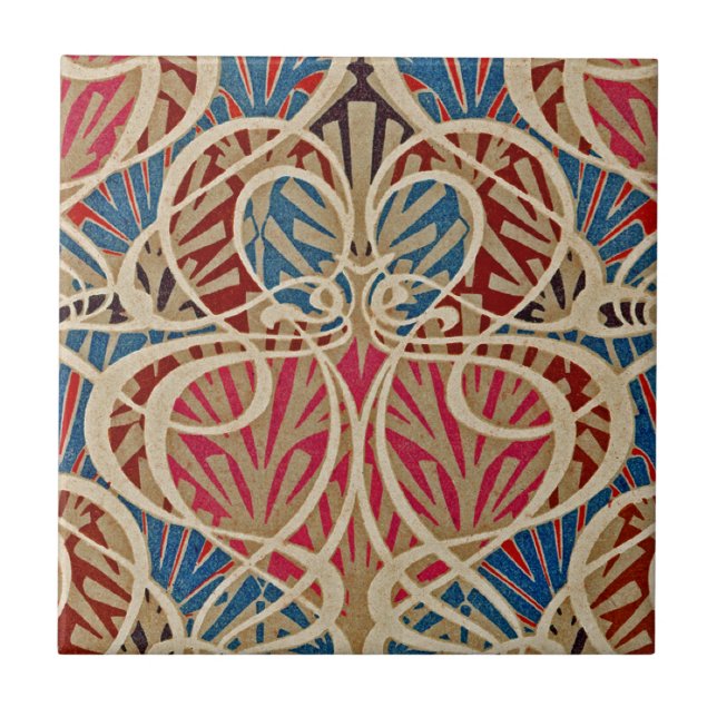 Kunst Nouveau Muster #10 bei Emporio Moffa Fliese (Vorderseite)