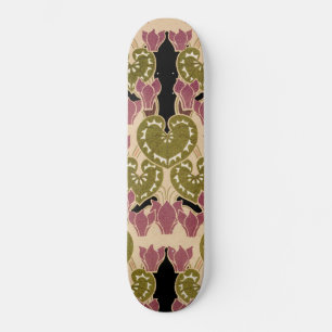 Kunst Nouveau Muster #4 Skateboard