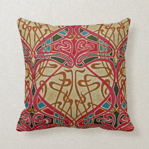 Kunst Nouveau Muster #9 bei Emporio Moffa Kissen
