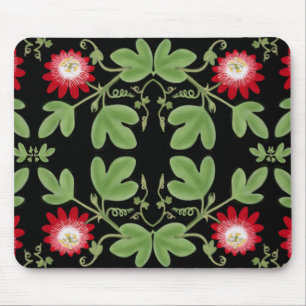 Kunst Nouveau Passionsblume Mousepad