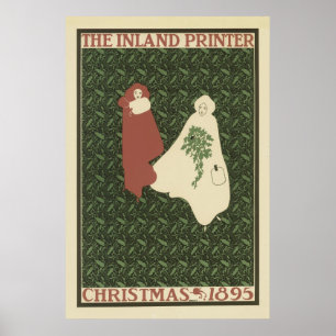 Kunst Nouveau Plakate - Weihnachtsplakat